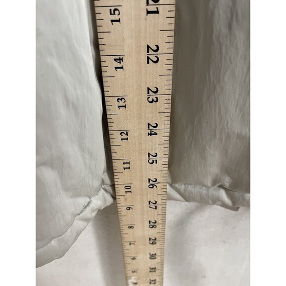 Steve Madden Women's Tan Tie Waist Button Coat Jacket Large - Picture 4 of 10